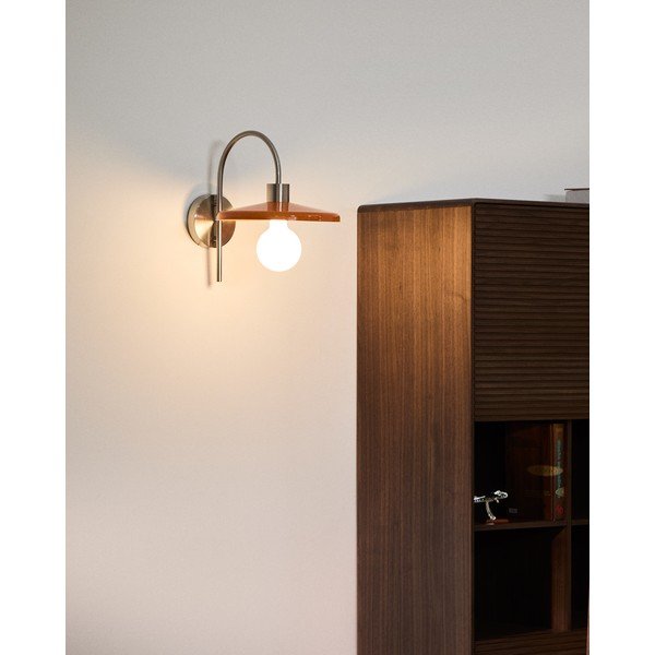 Oranža sienas lampa ø 27 cm Nuvira – Kave Home-image-1