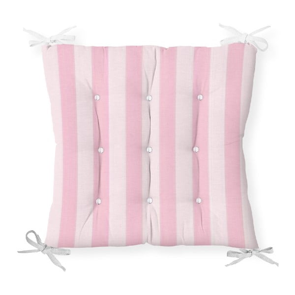 Sēdekļa spilvens ar kokvilnas maisījumu Minimalist Cushion Covers Cute Stripes, 40 x 40 cm