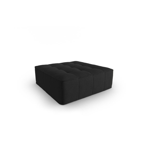 Melns pufs Mike – Micadoni Home-image-1