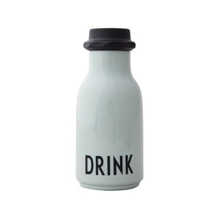 Gaiši zaļa bērnu pudelīte Design Letters Drink, 330 ml