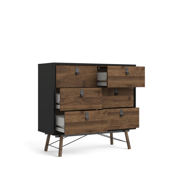 Tumši brūna kumode Tvilum Ry, 102 x 95 cm-image-4
