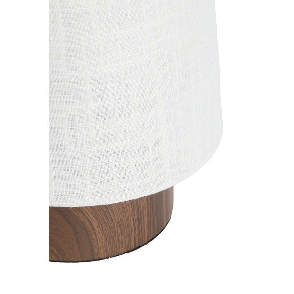 Krēmkrāsas metāla galda lampa ar auduma abažūru (augstums 42 cm) Howie – Light & Living-image-2