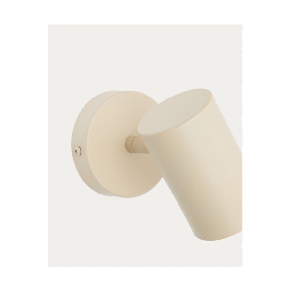 Bēša metāla sienas lampa Manie – Kave Home-image-2