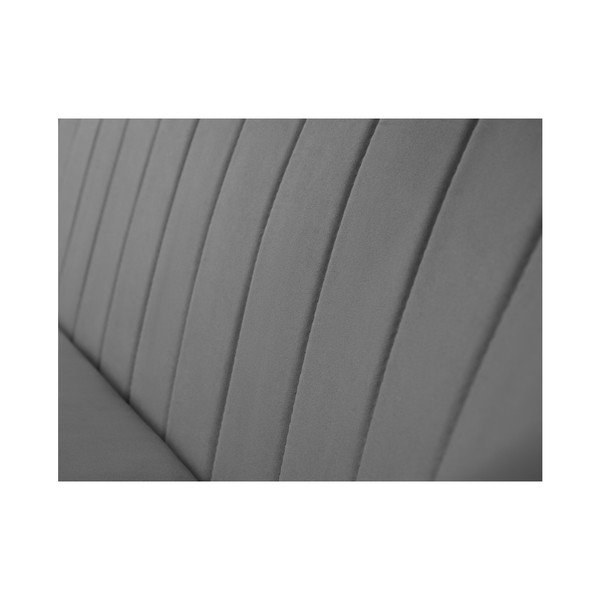 Pelēks divvietīgs dīvāns Mazzini Sofas Toscane, melnas kājas-image-4