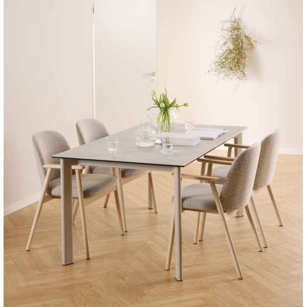 Bēšs pusdienu krēsls Leo – Actona-image-1