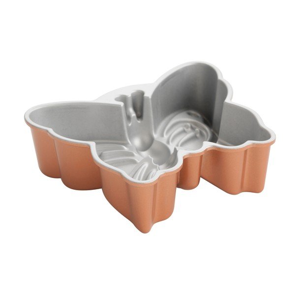 Kūku veidne taureņa formā vara krāsā Nordic Ware Butterfly, 2,1 l-image-1