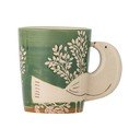 Zaļa kapučīno keramikas krūze 260 ml Hezha – Bloomingville