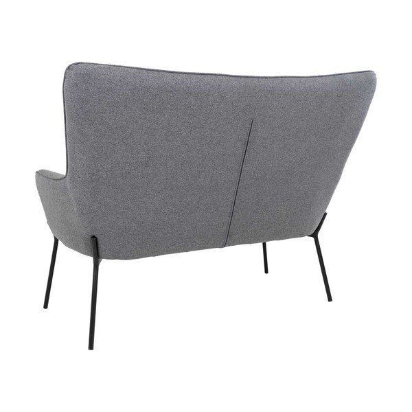 Pelēks dīvāns 128 cm Glasgow – House Nordic-image-2