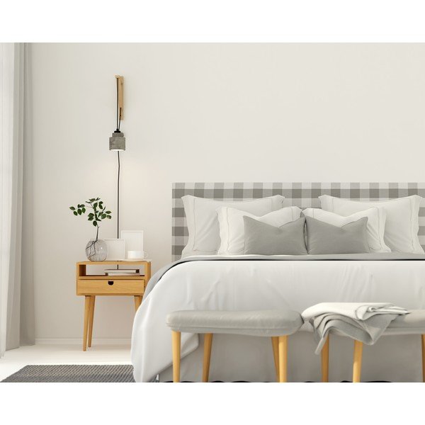 Pelēks polsterēts gultas galvgalis 165x52 cm Billie – Really Nice Things-image-1