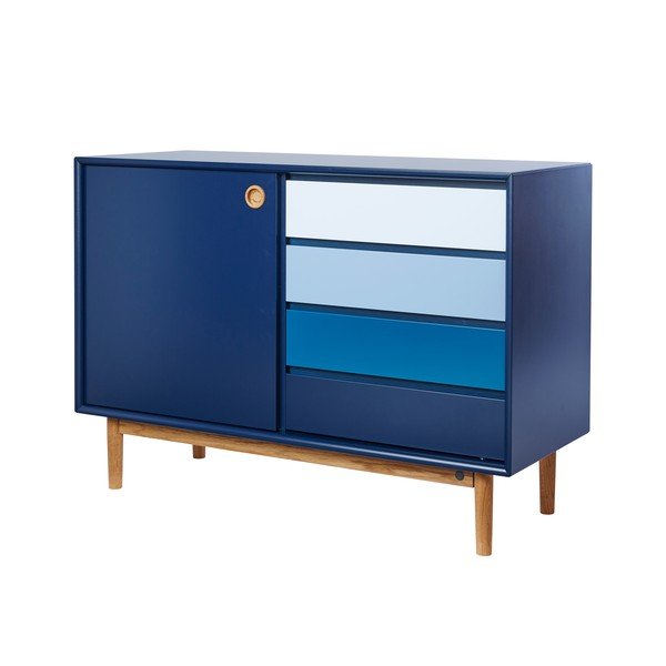 Tumši zila kumode Tom Tailor Color Box, 114 x 80 cm-image-2