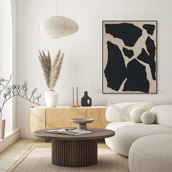 3D glezna ar rāmi/skaņas absorbējoša 90x120 cm Soundgarden 1 – Malerifabrikken-image-1