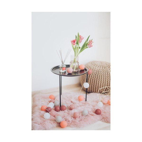 Rozā LED gaismiņu virtene LUKKA, 30 lampiņas-image-1