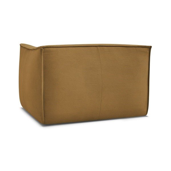 Sinepju dzeltens velveta atpūtas krēsls Giorgia – Bobochic Paris-image-4