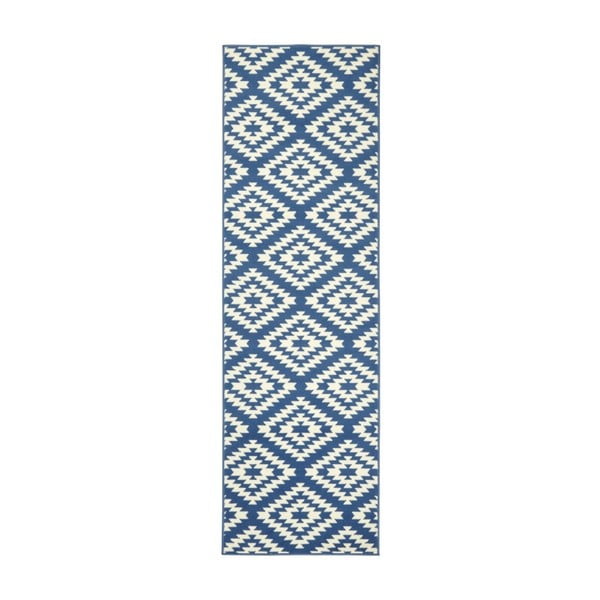 Zils celiņa paklājs 80x250 cm Nordic – Hanse Home
