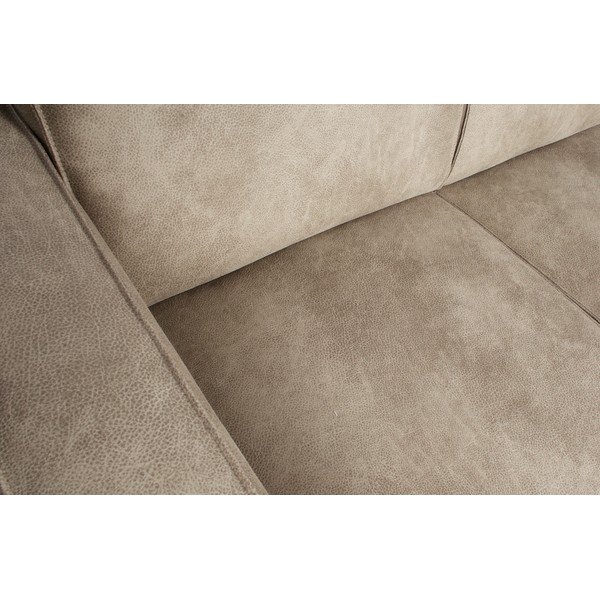 Pelēks dīvāns no ādas imitācijas BePureHome Statement, 280 cm-image-1