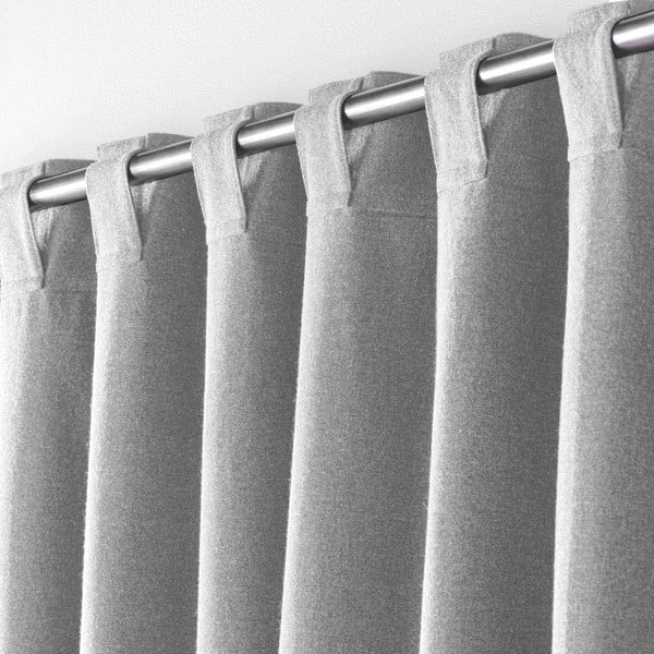 Gaiši pelēks aizkars 140x240 cm Mistraline – douceur d'intérieur-image-2