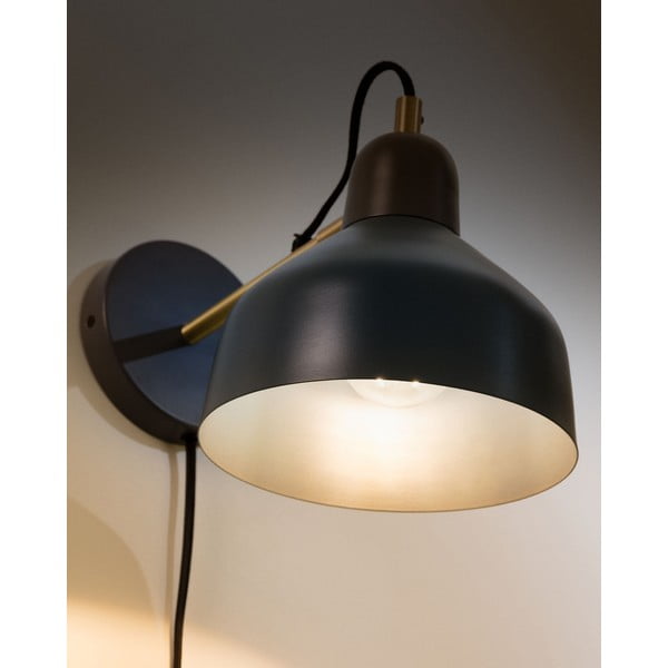 Zaļganzila sienas lampa Olimpia – Kave Home-image-3