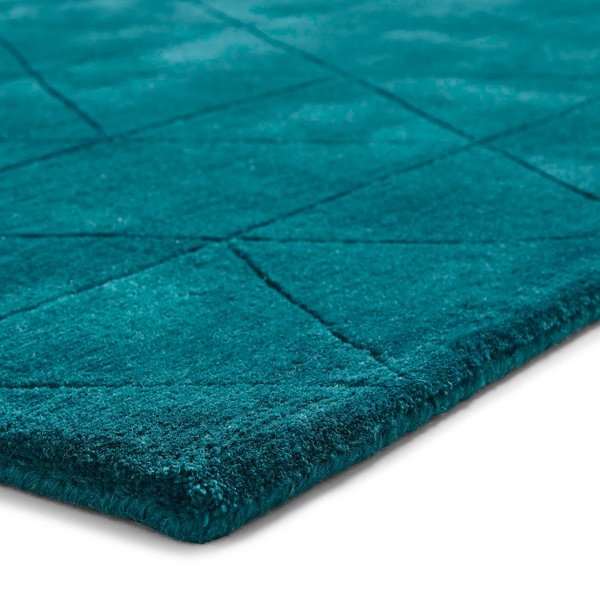 Smaragdzaļš vilnas paklājs Think Rugs Kasbah, 120 x 170 cm-image-4
