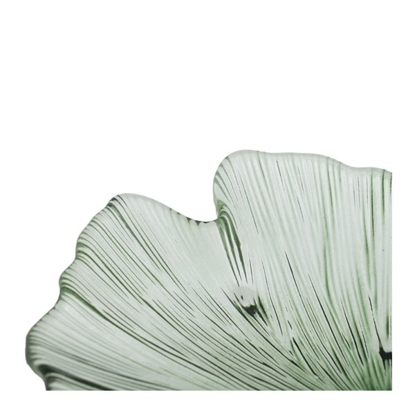Stikla dekoratīva paplāte 16x17 cm Gingko – Ixia-image-4