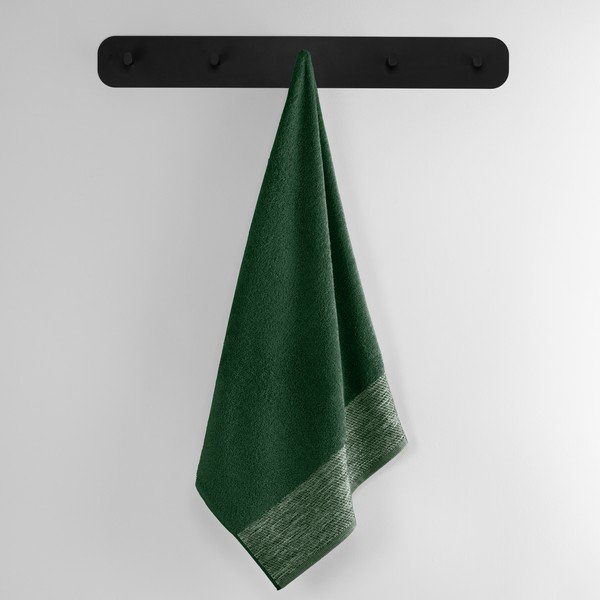 Zaļš frotē kokvilnas dvielis 50x90 cm Aria – AmeliaHome-image-1