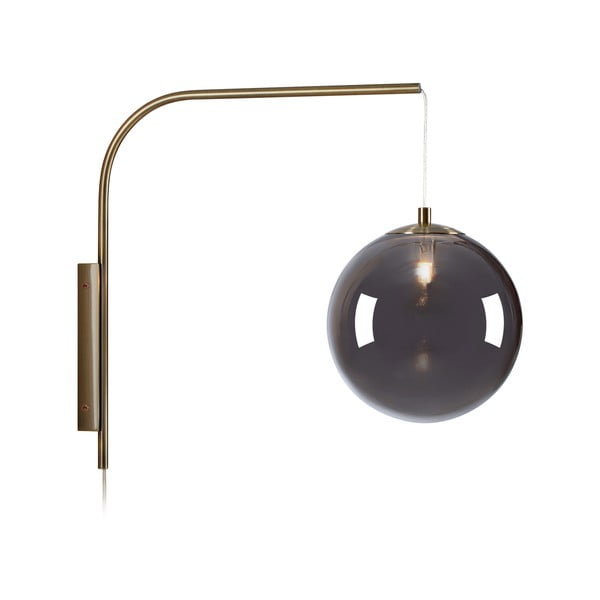 Sienas lampa melnā/bronzas krāsā (garums 47,5 cm) Dione – Markslöjd