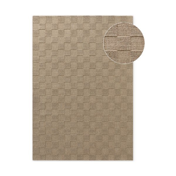 Brūns ar rokām darināts vilnas paklājs 120x170 cm Scala – Villeroy&Boch