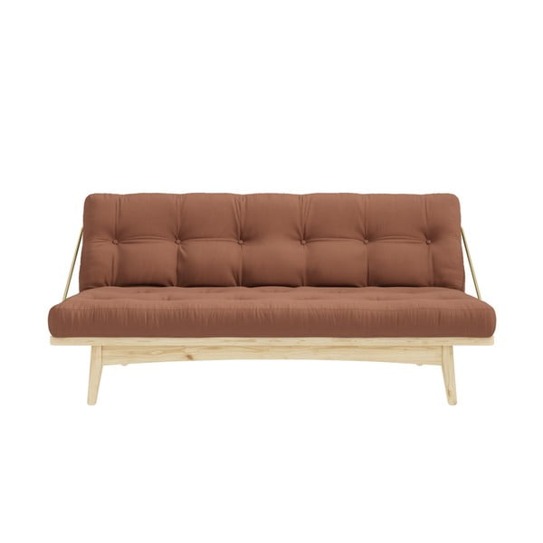 Izvelkamais dīvāns Karup Design Folk Clear/Clay Brown