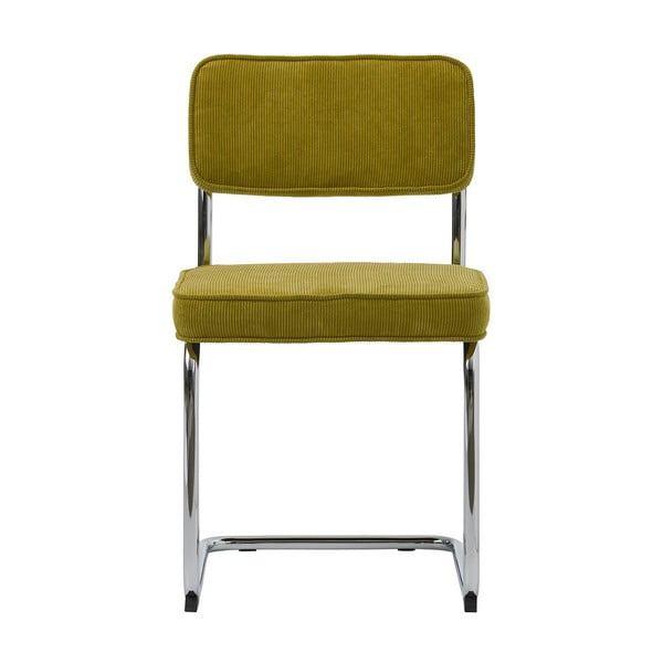 Zaļš velveta pusdienu krēsls Rupert – Unique Furniture-image-4