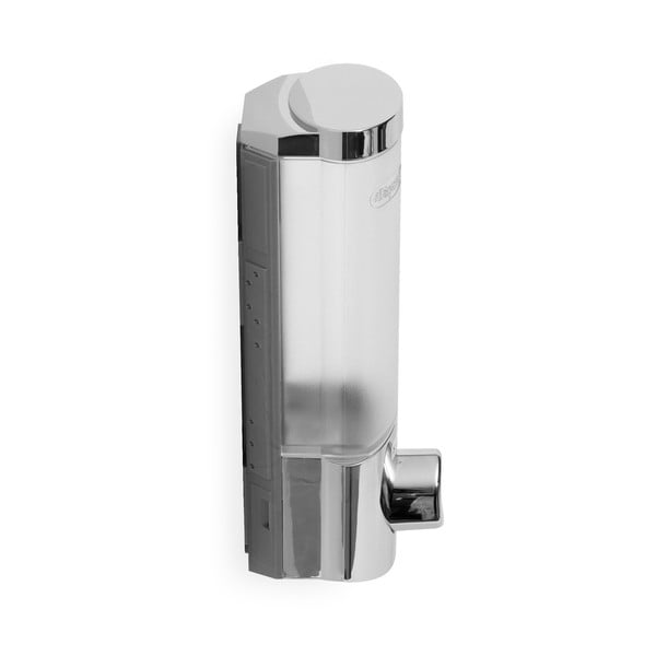 Sudraba krāsas ziepju dozators Compactor Uno, 360 ml-image-2