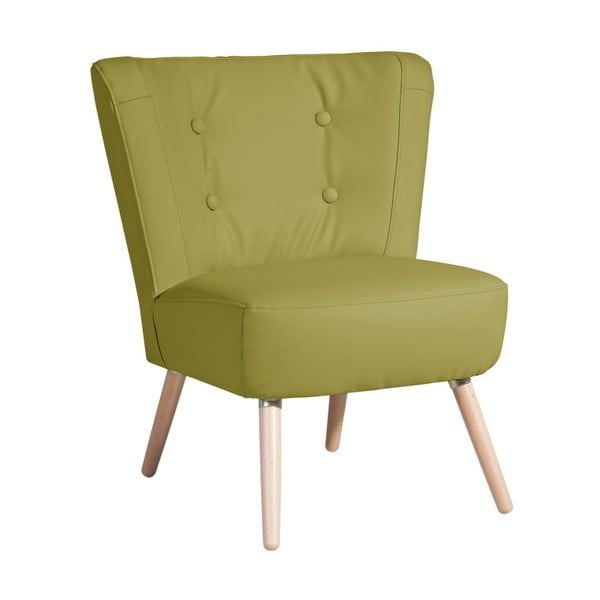 Max Winzer Neele ādas zaļš krēsls