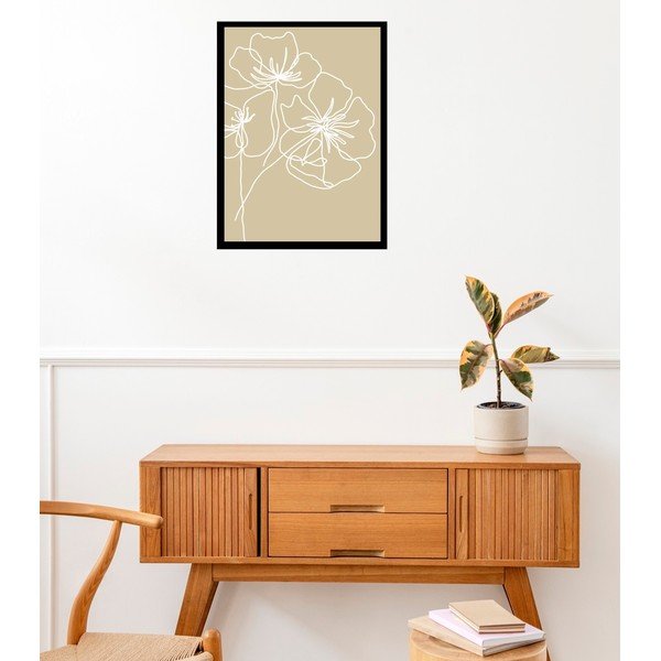 Plakāts 29x41 cm White Poppy – Veronika Boulová-image-1