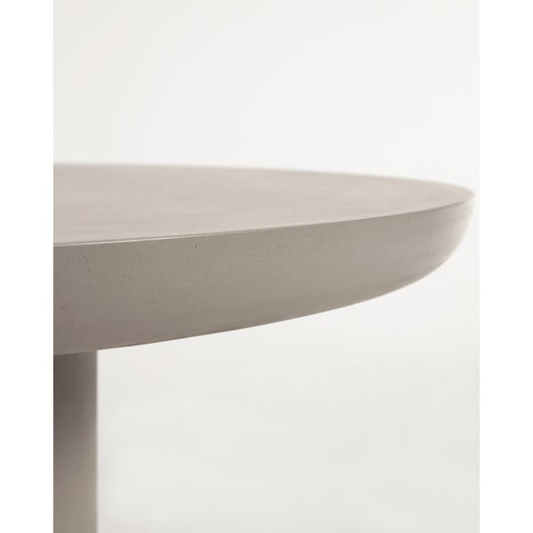 Betona dārza ēdamgalds ø 110 cm Taimi – Kave Home-image-1
