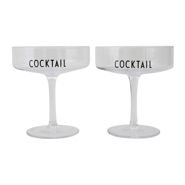 2 kokteiļu glāžu komplekts Design Letters Cocktail