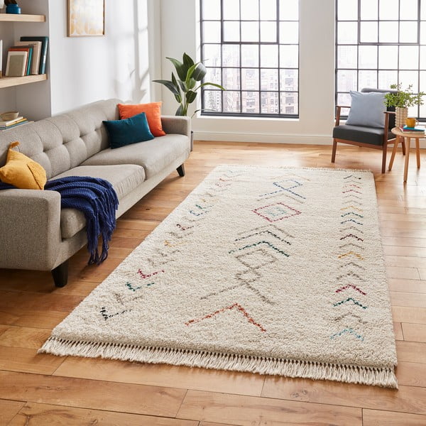 Krēmkrāsas paklājs 160x220 cm Boho – Think Rugs-image-2