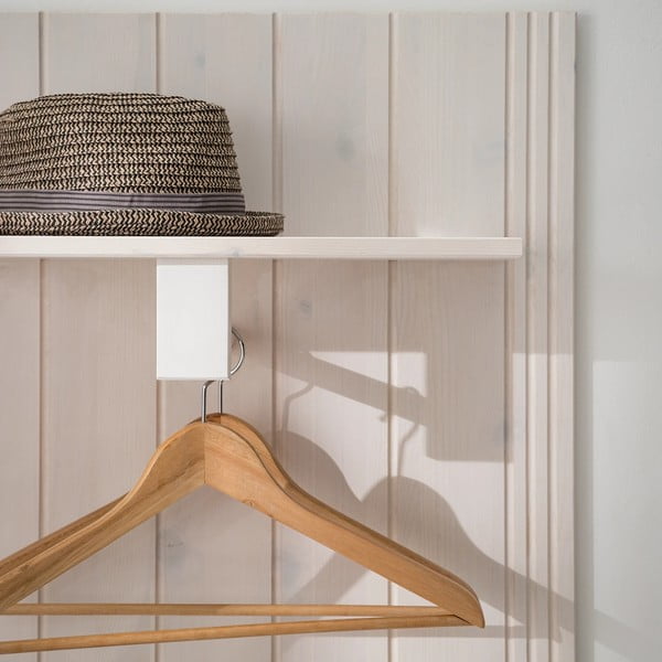 Balta priedes masīvkoka priekšnama iekārta 60x120x25 cm Anita – Støraa-image-1