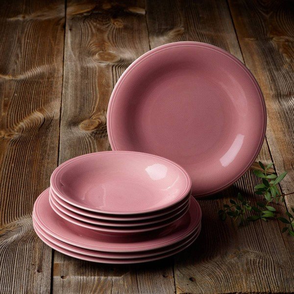 Rozā porcelāna šķīvis Like, Villeroy & Boch Group, 28,5 cm-image-1