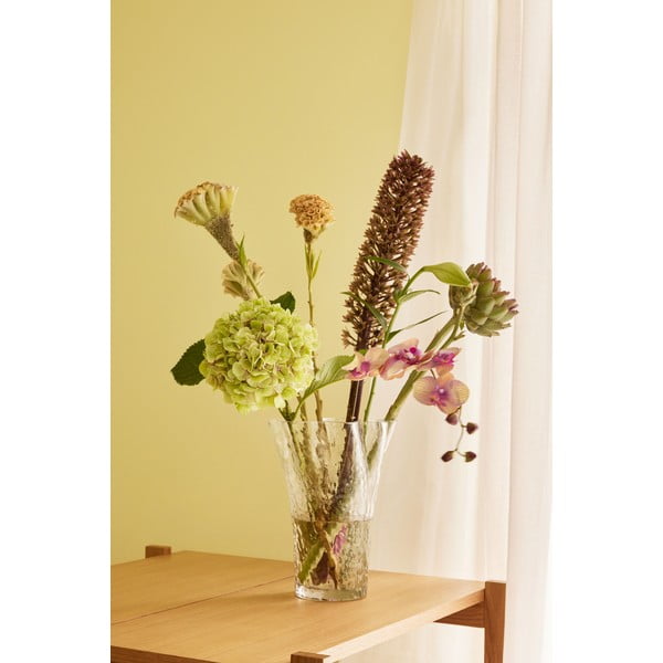 Stikla vāze (augstums 30 cm) Ruffle – Hübsch-image-1