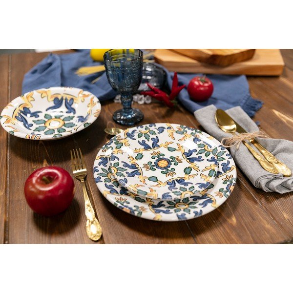 18 daļīgs keramikas šķīvju komplekts VDE Tivoli 1996 Palermo-image-1