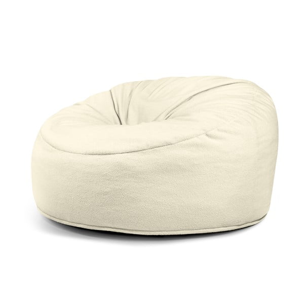 Krēmkrāsas sēžammaiss no buklē auduma Om 135 – SLOWDOWN