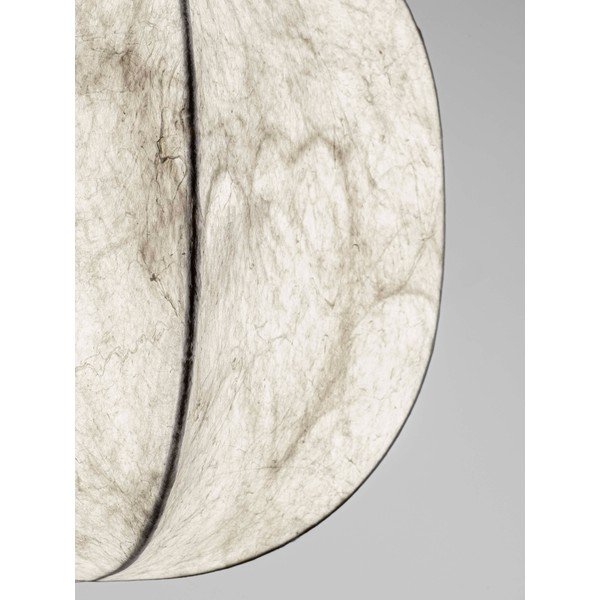 Balta metāla piekaramā lampa ar auduma abažūru ø 42 cm Pierida – Nova Luce-image-2