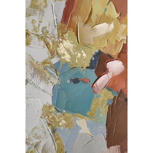 Drukāta/ar rokām krāsotiem elementiem glezna uz audekla 80x80 cm Crown – Bizzotto-image-1