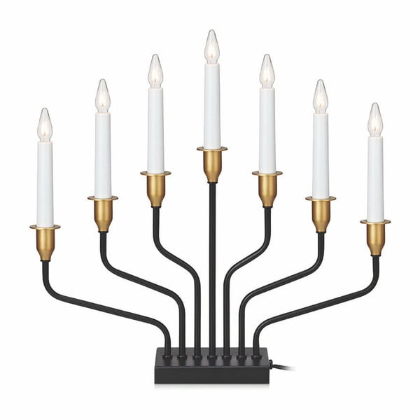 Melns Ziemassvētku gaismas dekors Brosa – Markslöjd