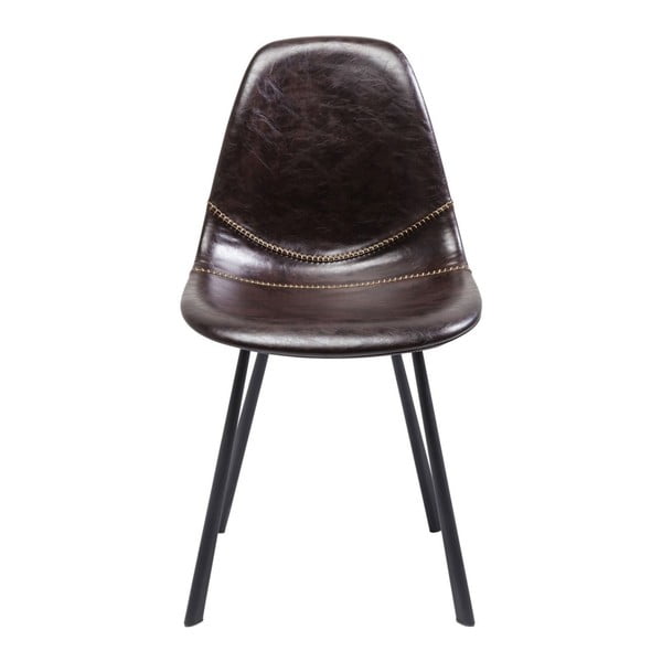 Brūns Kare dizaina atpūtas krēsls