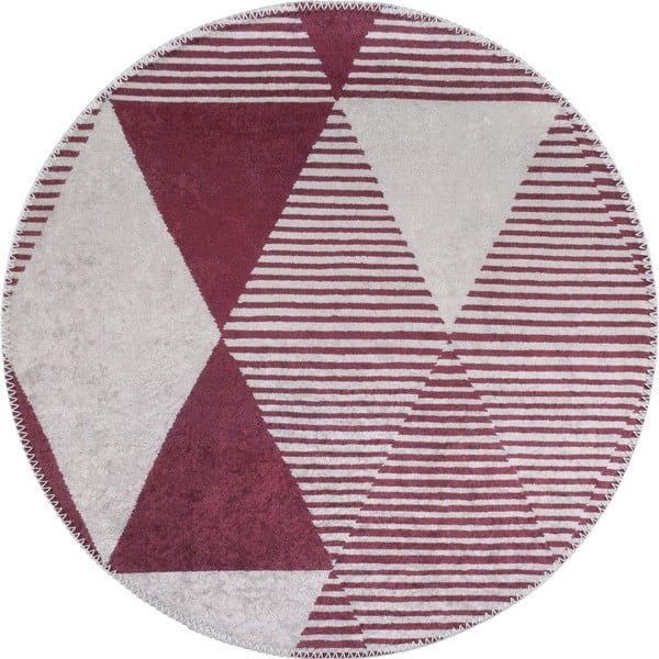 Bordo mazgājams apaļš paklājs ø 80 cm Yuvarlak – Vitaus