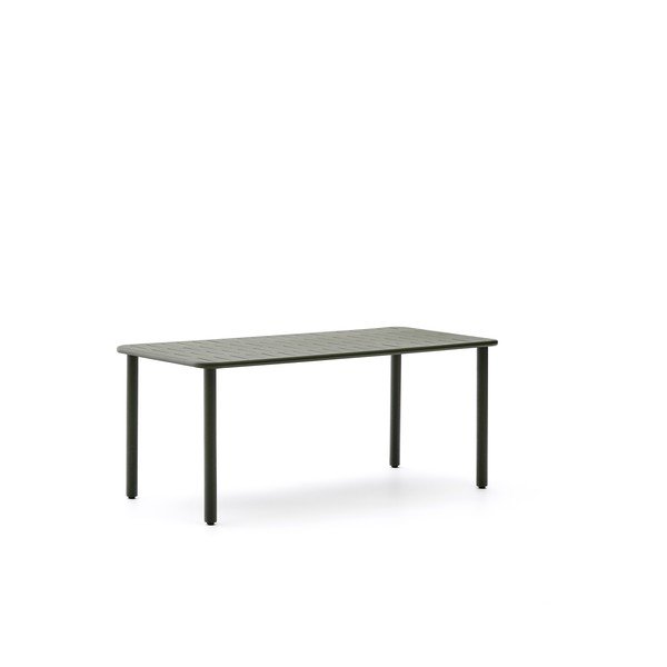 Tērauda dārza ēdamgalds 90x180 cm Brai – Kave Home