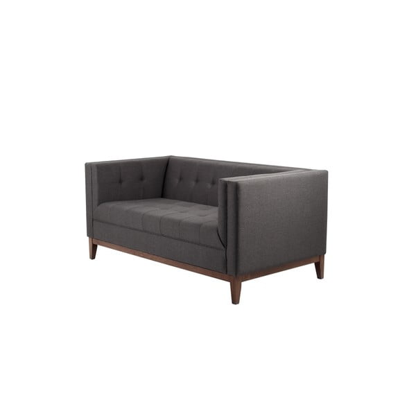 Antracīta pelēks divvietīgs dīvāns Custom Form By Tom