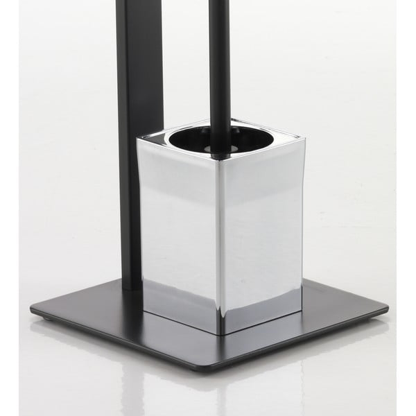 Tērauda tualetes papīra turētājs ar birsti Sayo – Tomasucci-image-1