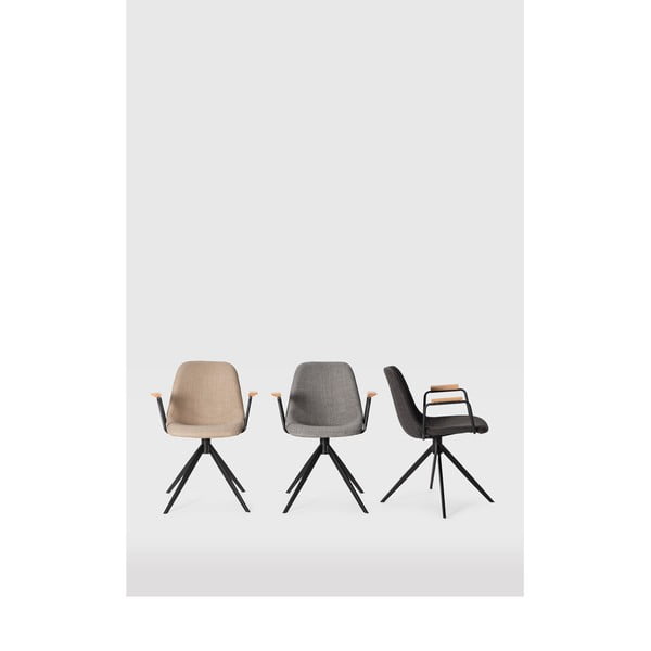 Melni pusdienu krēsli (2 gab.) Tali – Marckeric-image-1