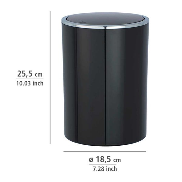 Melns vannasistabas grozs Wenko Inca-image-1