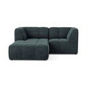 Zils samta stūra dīvāns (ar kreiso stūri/ar zvilni) Aloha – Makamii